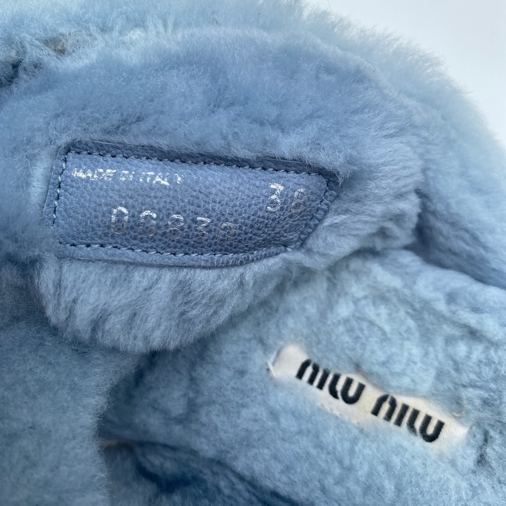 Miu Miu Shearling Espadrilles - Picture 6 of 8